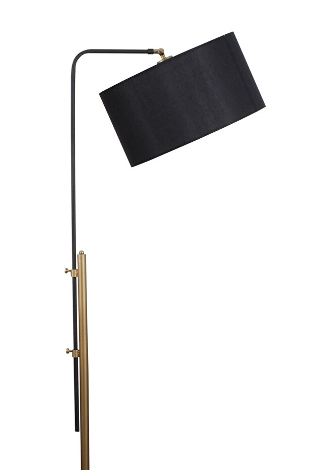 Pente Tekli Siyah Eskitme Lambader Siyah Şapka Yatak Odası Oturma Odası Salon Lambader - 3