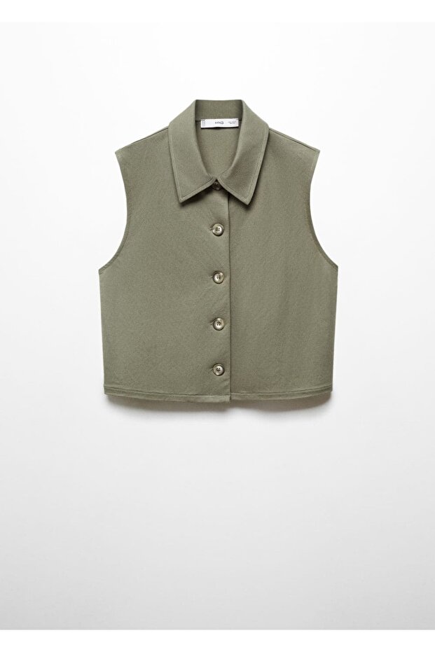 Gömlek yakalı yelek - 3