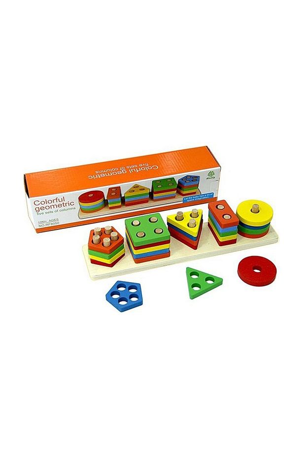 Tangram Hediyeli Ahşap Geometrik Şekiller - 1