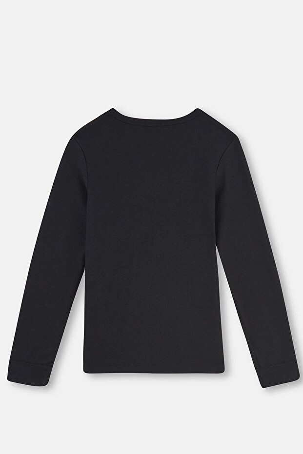 Children's Black Unisex Passion Thermal Top Underwear