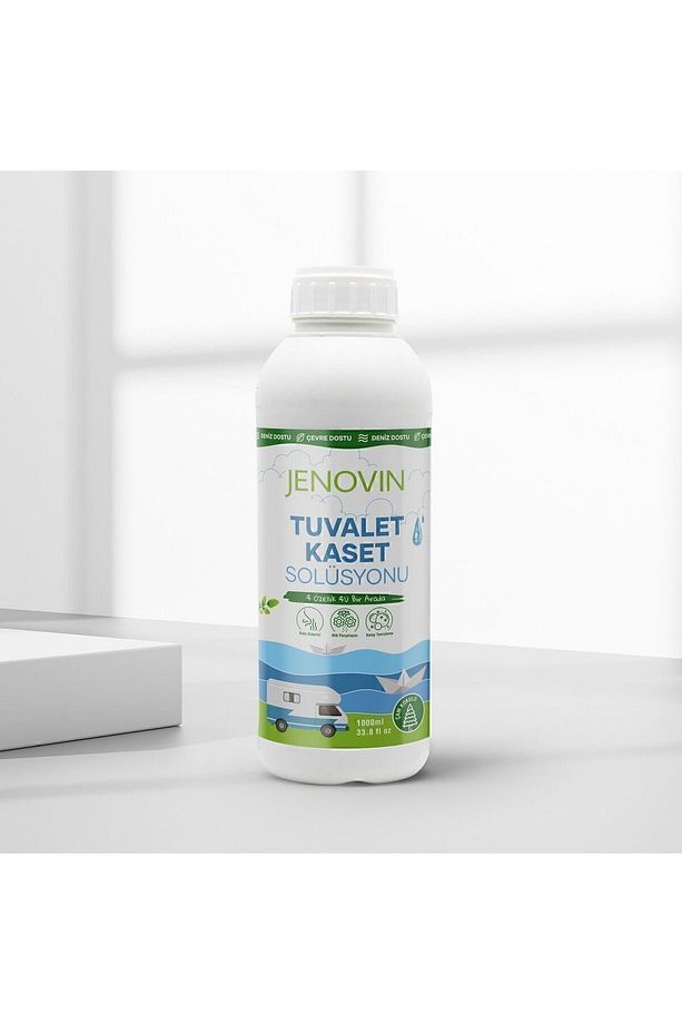 Ölçek Hediyeli - Çam Aromalı Karavan Ve Tekne Kasetli Ve Portatif Tuvalet Wc Atık Kimyasalı 1 L - 6