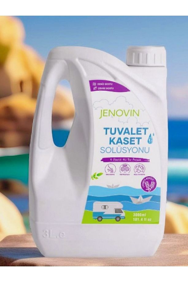 Ölçek Hediyeli - Lavanta Aromalı Karavan Ve Tekne Kasetli Ve Portatif Tuvalet Wc Atık Kimyasalı 3l - 7