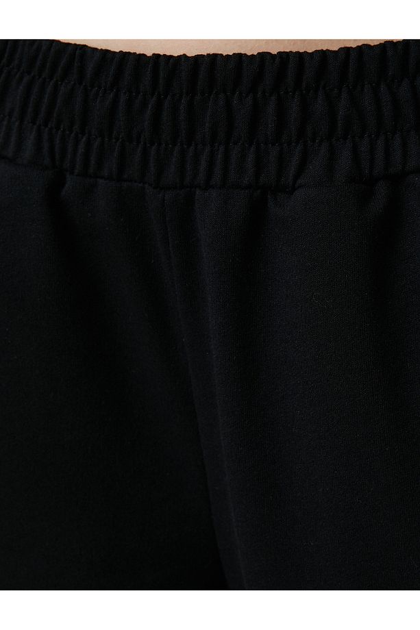 Jogger Eşofman Altı Cep Detaylı Beli Paçası Lastikli - 6