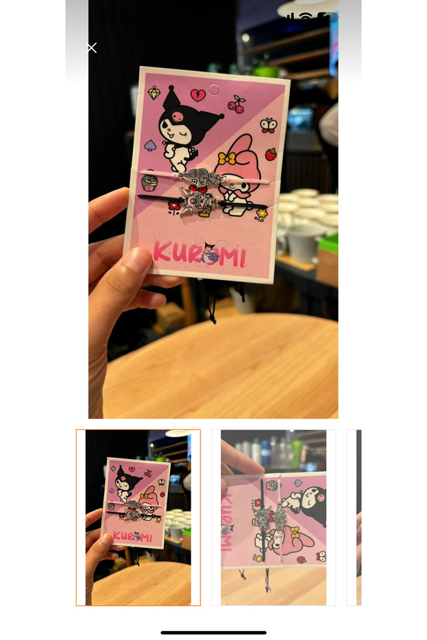 Kuromi Bileklik 2’li