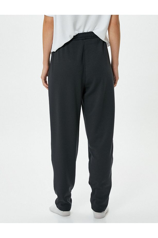 Jogger Pijama Altı Beli Lastikli - 4