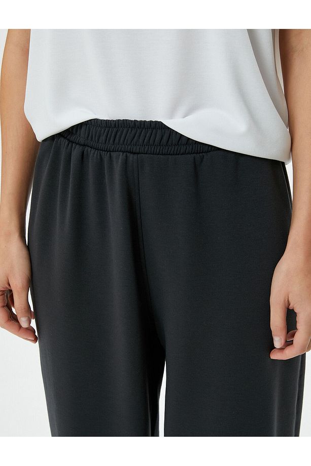 Jogger Pijama Altı Beli Lastikli - 5