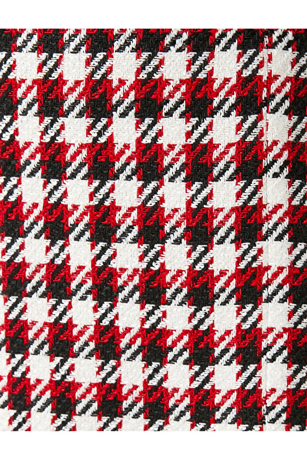 Checked Mini Skirt - 6