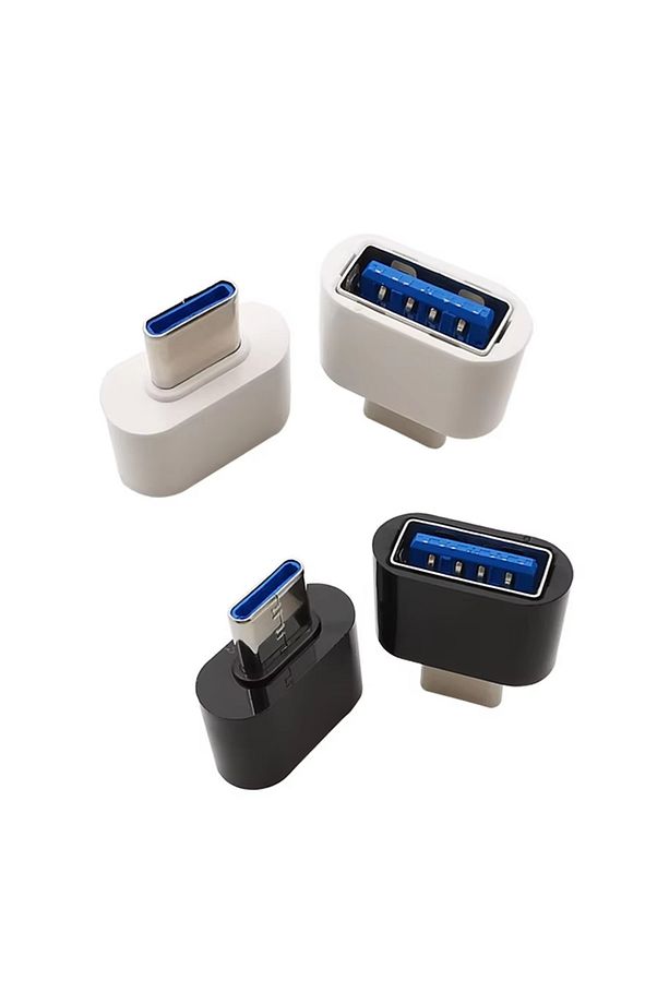 Type C to Usb 3.0 Otg Telefonlara Flash Bellek, Klavye, Yazıcı, Gamepad, Mouse Takma Aparatı - 7