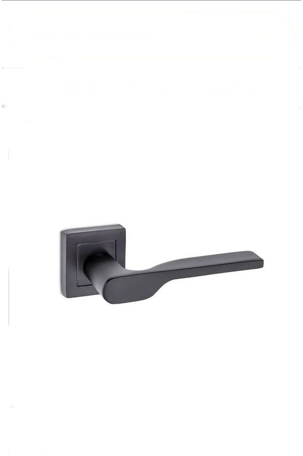 Kapı Kolu Lüx Alara Siyah Kare Rozetli Wc - 3