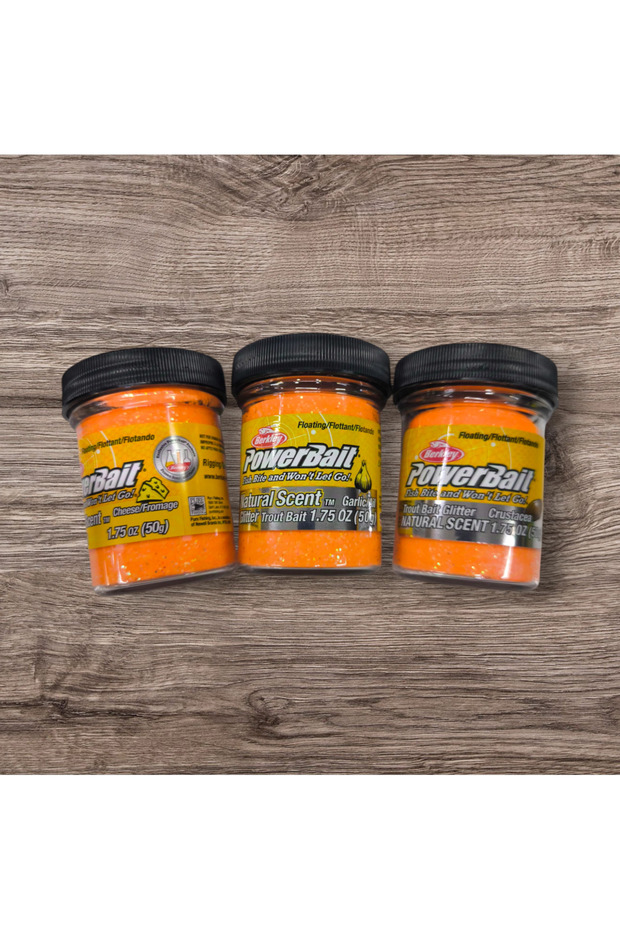 Powerbaitt Alabalık Hamuru 3'lü Set - 1
