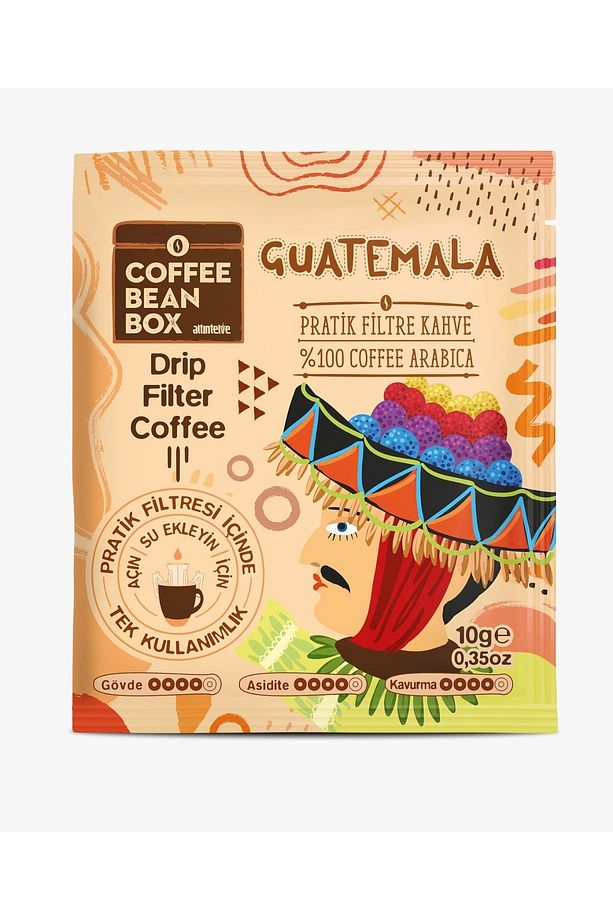Guatemala Pratik Filtre Kahve 10 gr X 10 Adet Aç-iç-at - 4