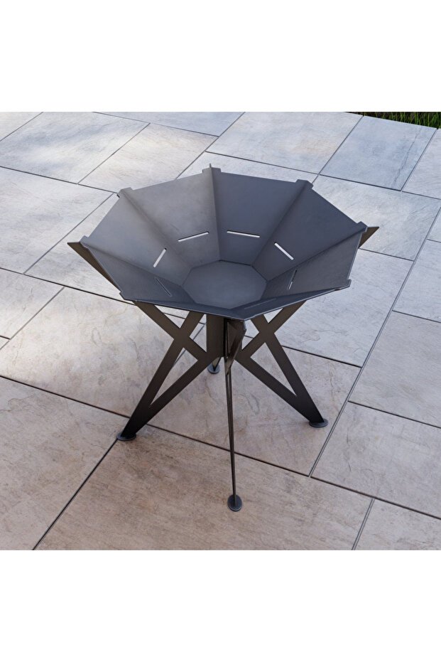 Ayaklı ızgaralı ateş çukuru - 1