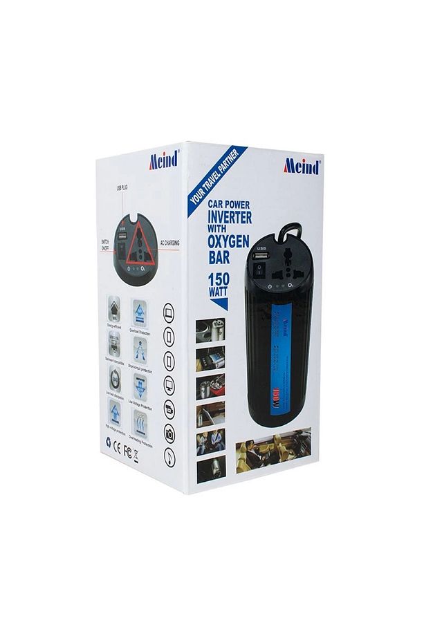 12 VOLT - 150 WATT USBLİ ÇAKMAKTAN ARAÇ POWER INVERTER (4645) - 3