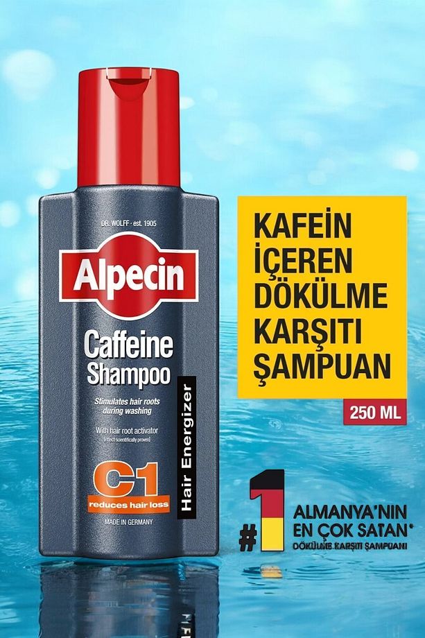 Alpecin C1 - Kafeinli Dökülme Karşıtı Şampuan - 1