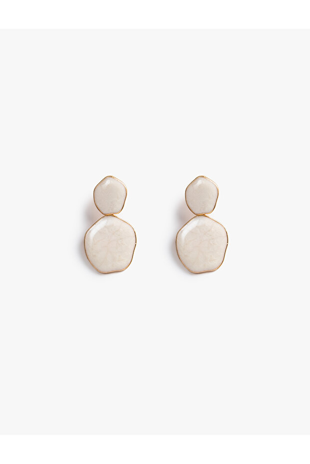 Asymmetric Shaped Rhinestone Earrings
