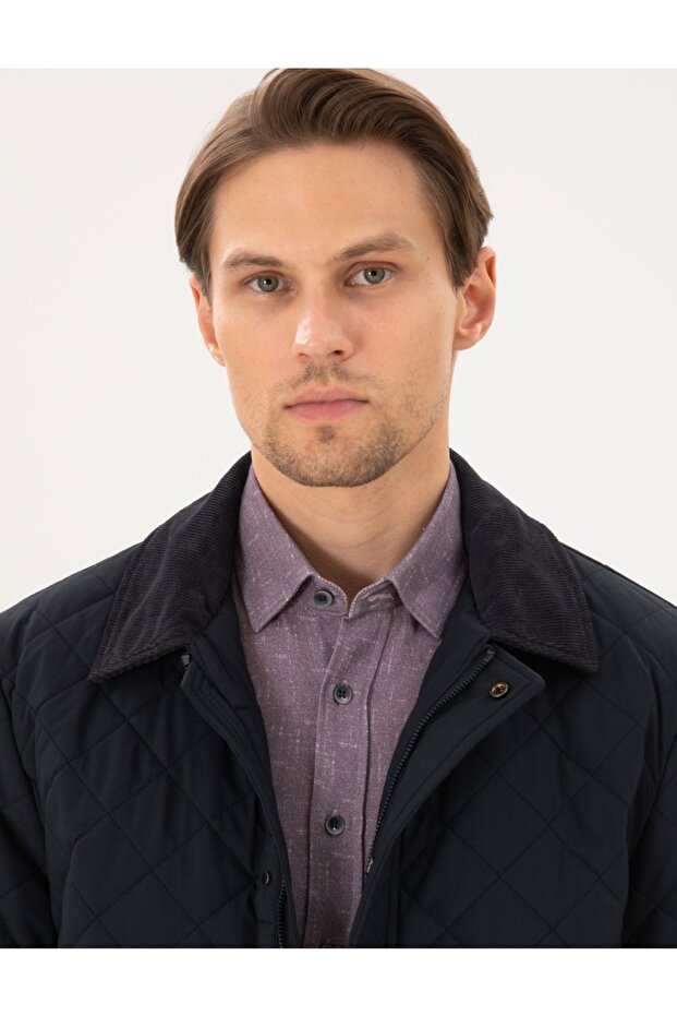 kapitone basic fit erkek mont - 2