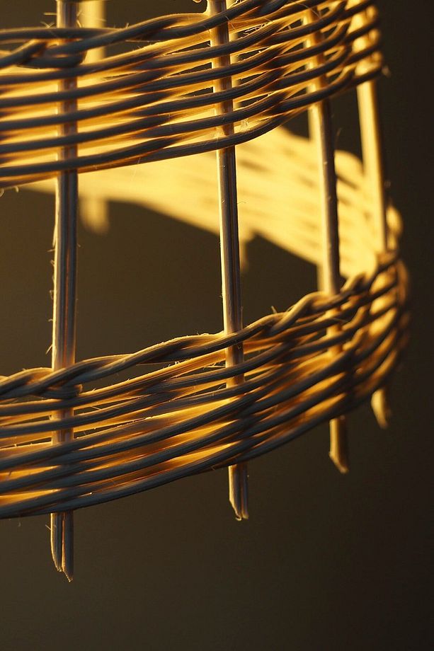 Bambu Avize Rattan Aydınlatma: Cırcle 35cm - 6