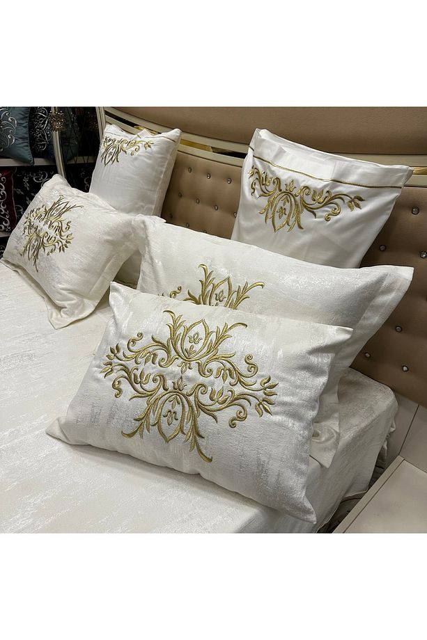 MARAŞ İŞİ SİM SIRMA YATAK ÖRTÜSÜ SET - 3