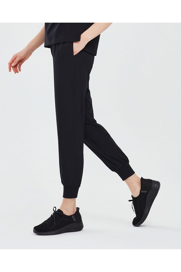 W Micro Coll Daily Jogger Pant Kadın Siyah Eşofman Altı S211078-001 - 5