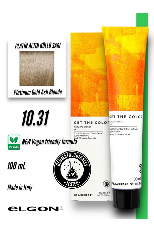 Get The Color 10.31 Profesyonel Saç Boyası (100 ml.) (Oksidansız) - 1