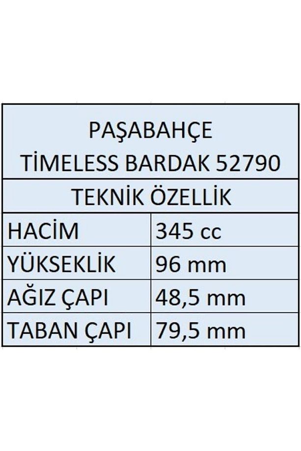 Timeless Viski Bardak 12 Adet 345cc 52790 Orjin. Kutulu - 5