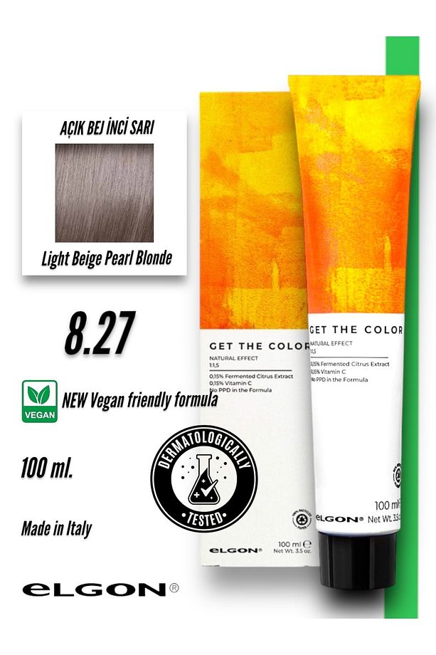 Get The Color 8.27 Profesyonel Saç Boyası (100 ml.) (Oksidansız) - 1
