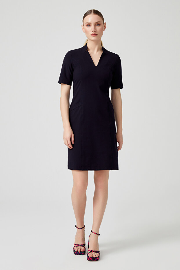 Kuplu Klasik Elbise - 3