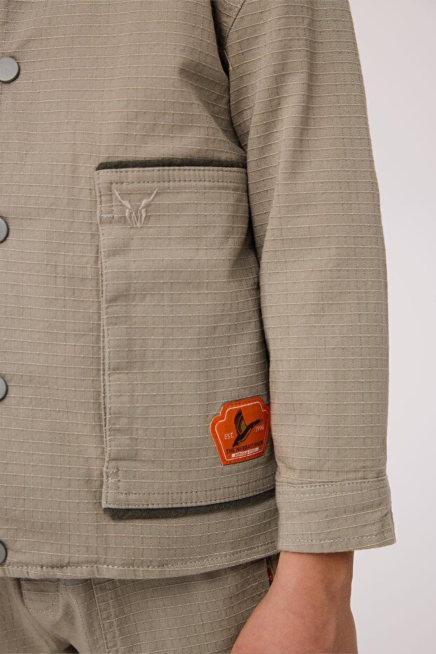 Jachetă BG Store Boy Bej - 3