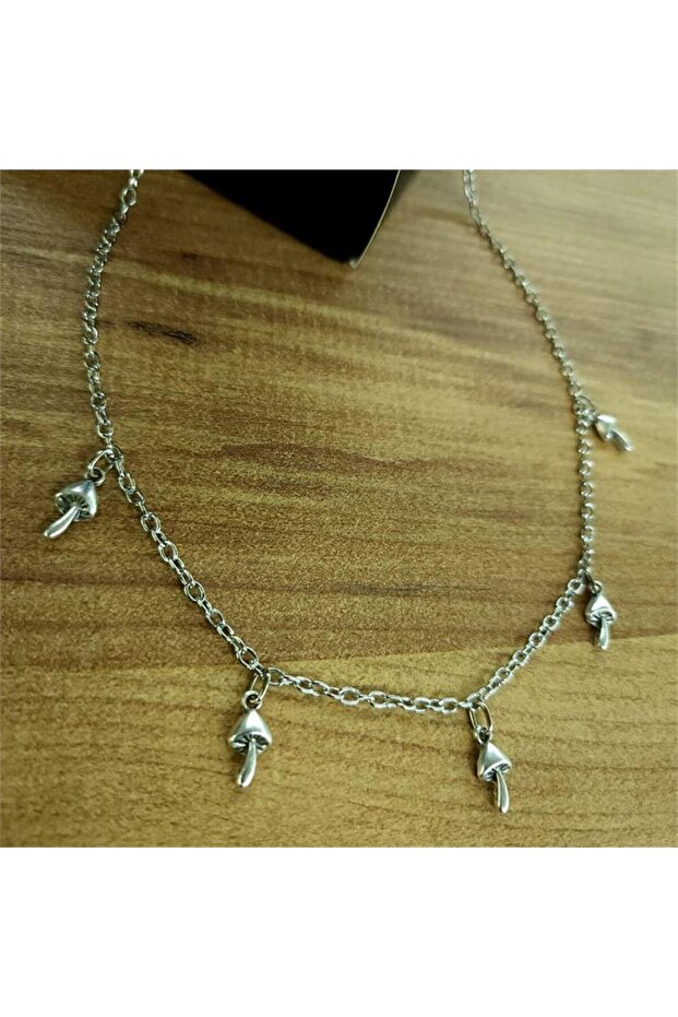 5-Piece Mushroom Motif Necklace