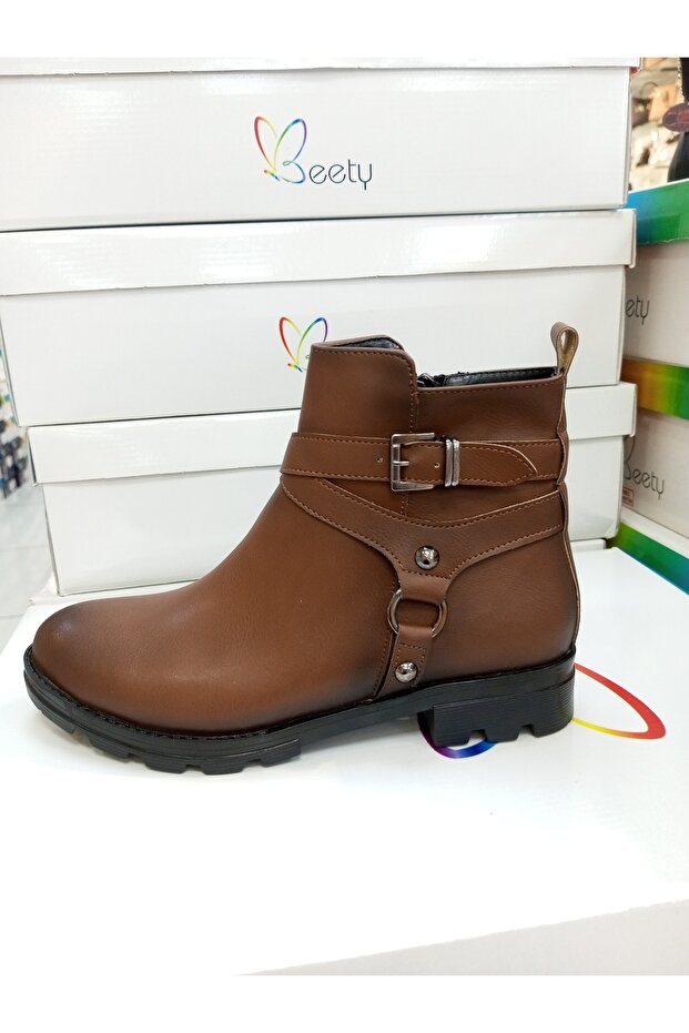 24bk99.202 beety taba rengi yarım bot - 1