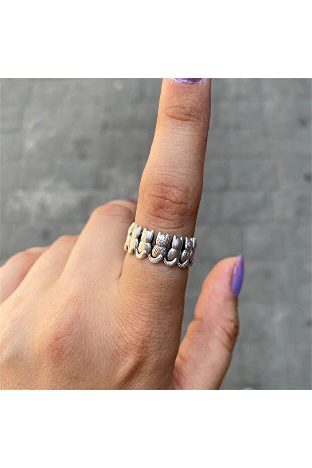 Sequential Cat Ring - 3