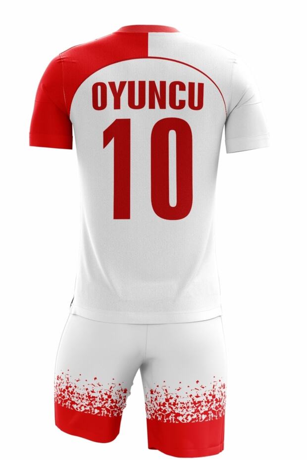 Futbol Forması Şimşek Model - Kişiye Özel Isim Ve Numara Yazılabilir Dijital Baskı Tasarım - 2