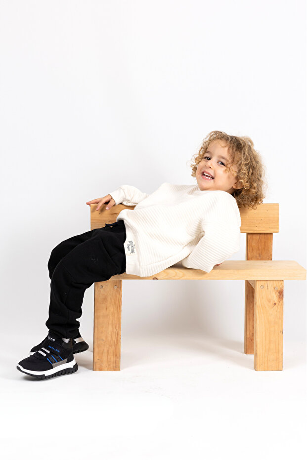 Explore Tek Cırtlı Hakiki Deri Anatomik Erkek Çocuk Bot Siyah - 4