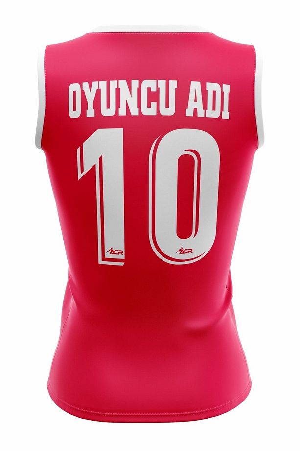 Voleybol Forması Model Star - Kişiye Özel Isim Ve Numara Yazılabilir, Dijital Baskı Tasarım Tek Üst - 2