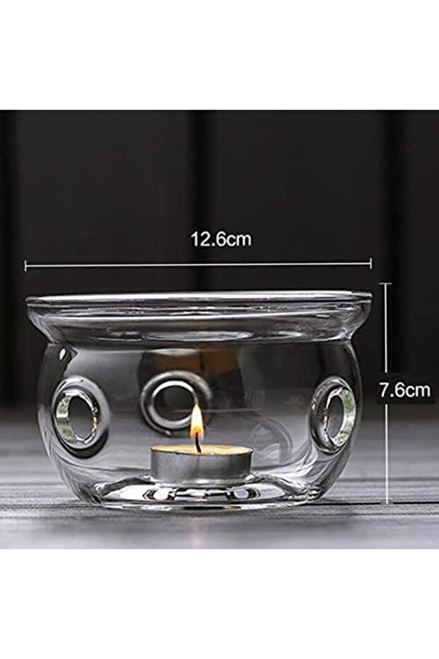 قاعدة زجاجية لتسخين الشموع - 6