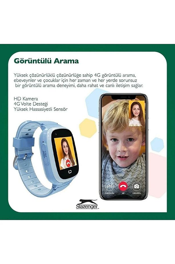 Akıllı Çocuk Saati 4g Sim Kart Destekli Görüntülü Görüşme Özelliği - 7