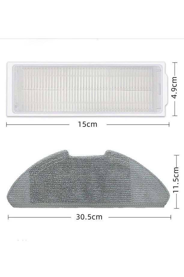 Xiaomi Mi Robot Vacuum Mop 2 pro ve mop Lite MJSTL MJST1SHW uyumlu filtre fırça mop - 4