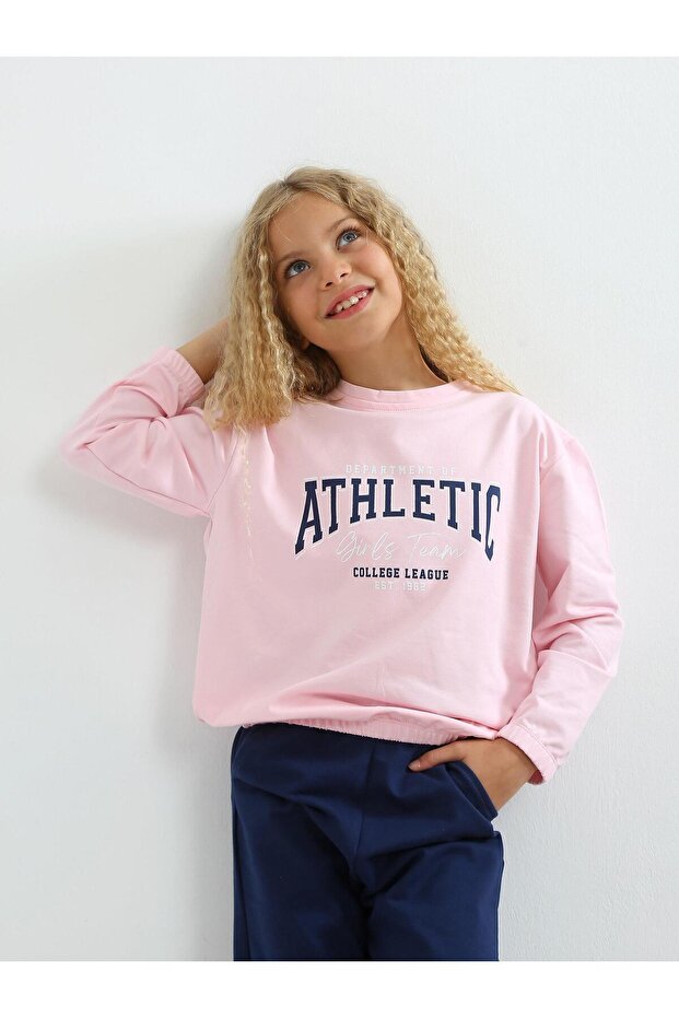 Girl's Cotton Tracksuit Set Girls Team