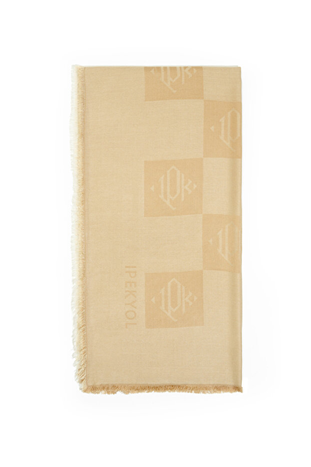 Monogram şal 130x130 cm - 1