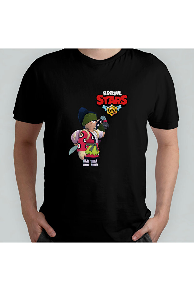 Brawl Stars Kenji 100% Cotton Crew Neck Kids T-Shirt