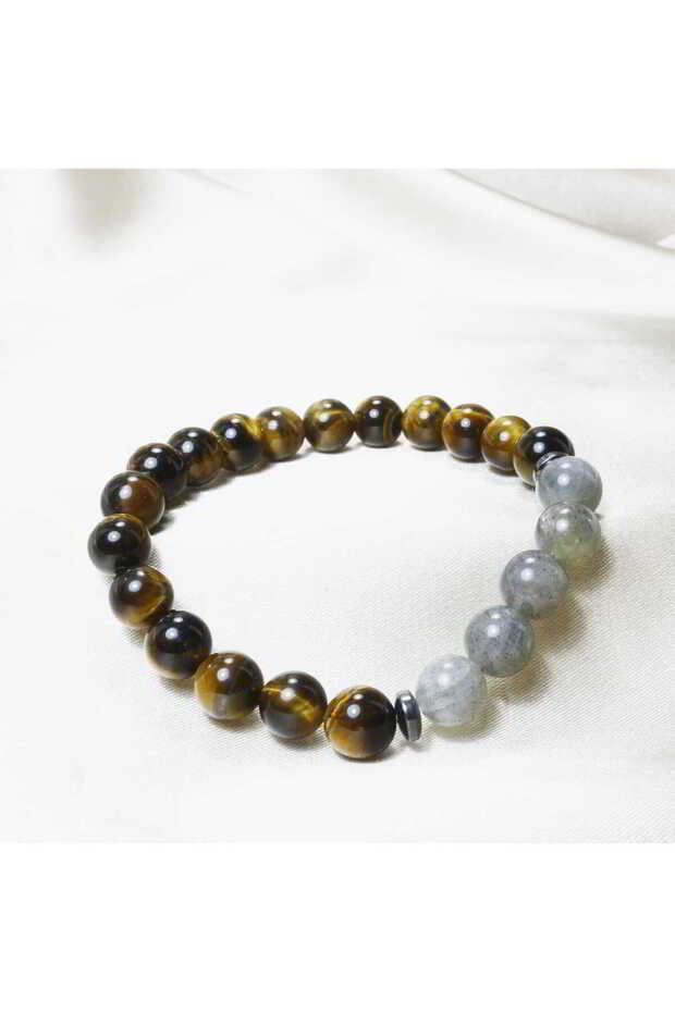 Tiger Eye Labradorite Special Design Natural Stone Bracelet