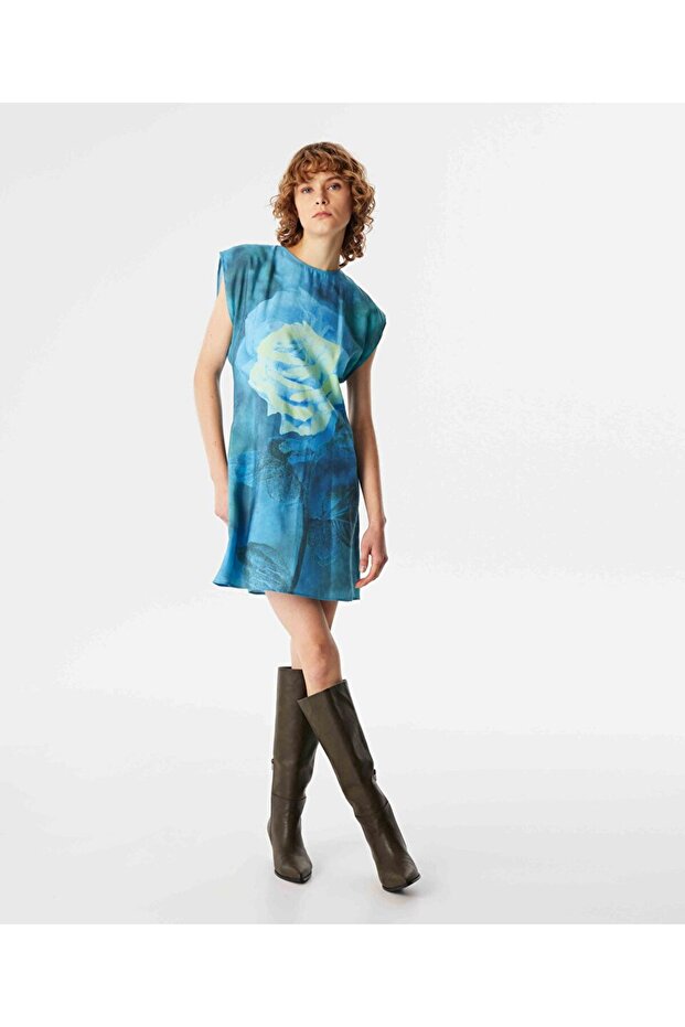 GÖRSEL BASKILI ELBİSE - 1