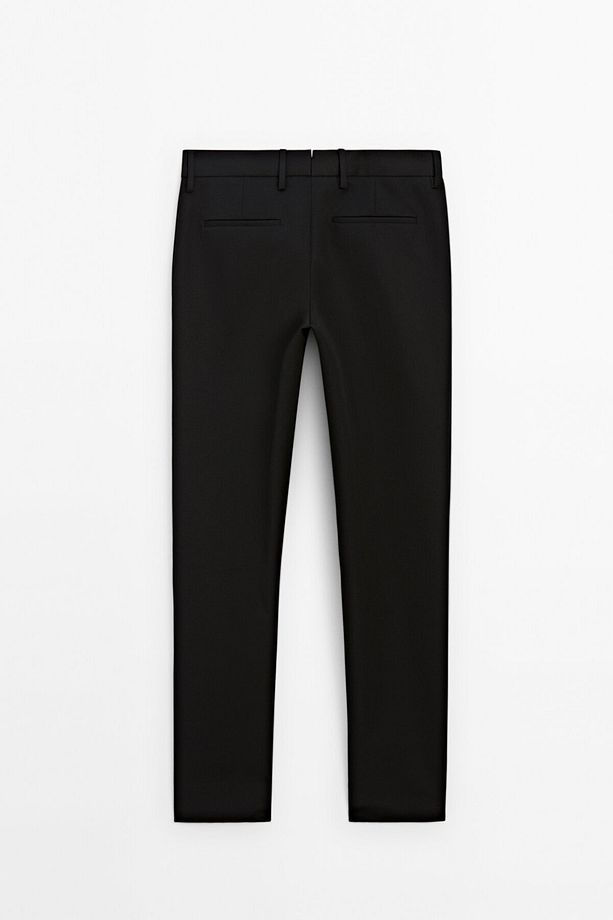 Regular fit %100 yün pantolon - 7