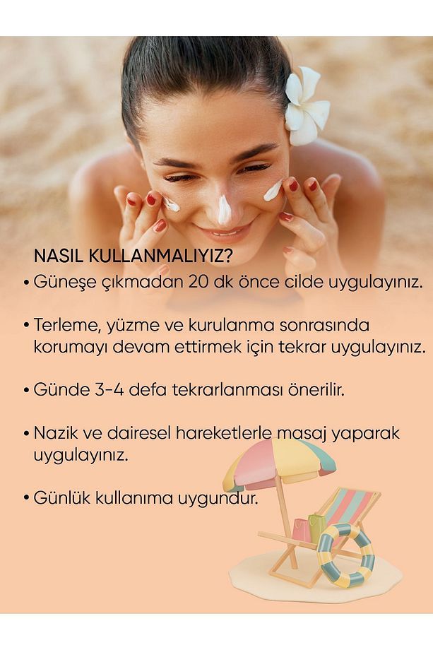 Vücut & Yüz Güneş Kremi Çok Yüksek Koruma 50 Spf - 150 ml | Coenzyme Q10 Ve Hyaluronik Asit - 4