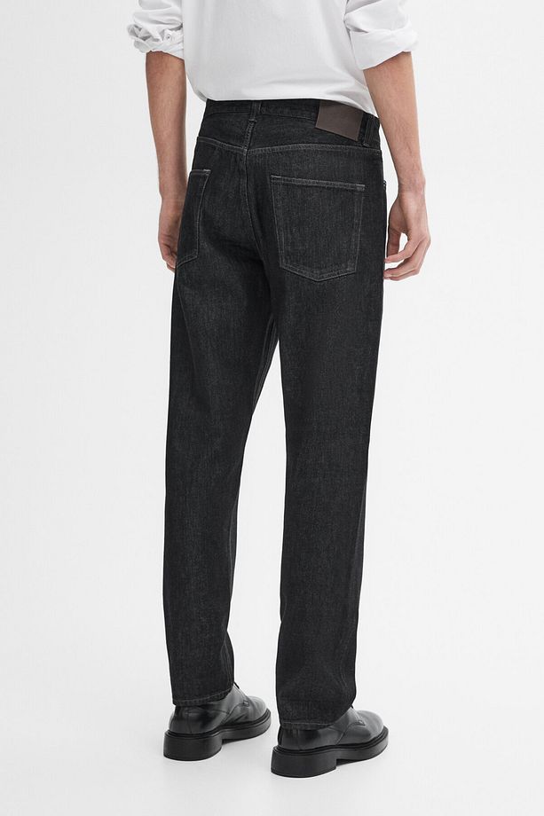 Tapered fit pamuklu jean - 4