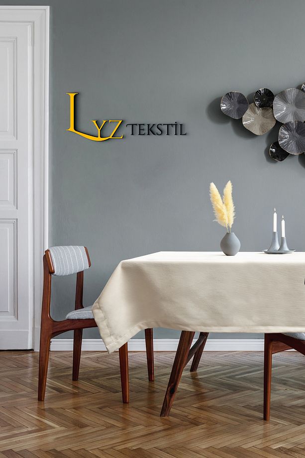 Lüks 1. Sınıf Petek Kadife Dokulu Masa Örtüsü - 1