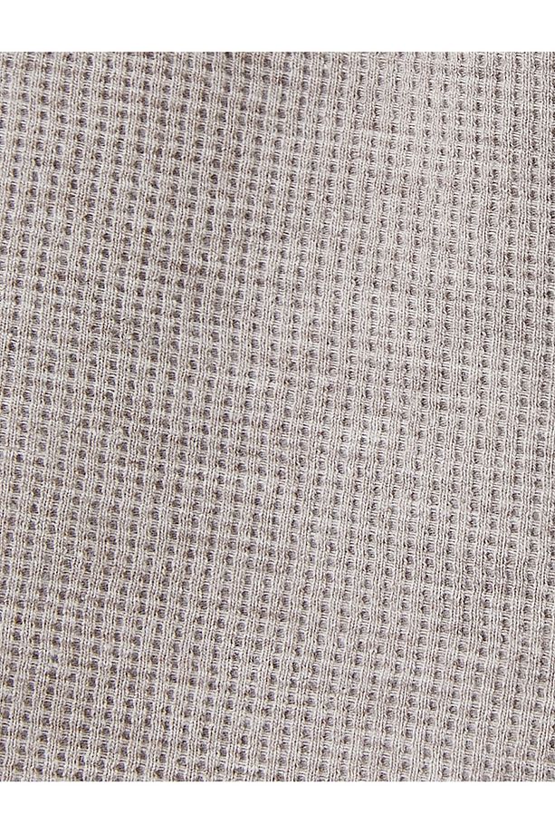 Pijama Altı Şort Beli Lastikli Etiket Detaylı - 6