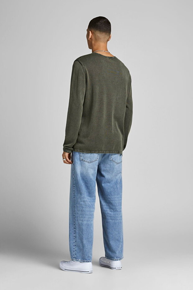 ملابس تريكو بلون سادة بتأثير شاحب - 6