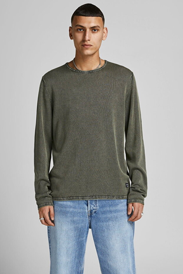 ملابس تريكو بلون سادة بتأثير شاحب - 7