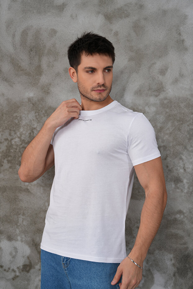 Regular kesim basic t-shirt - 5